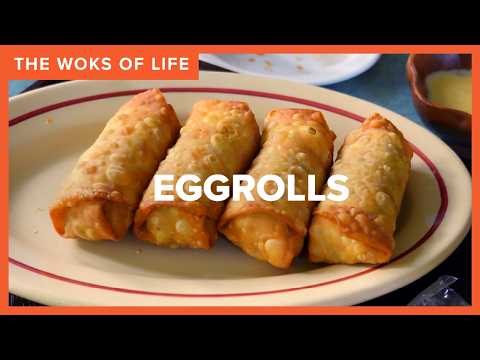The Best Chinese Takeout EGG ROLLS (Huge chunks of Pork & Shrimp and a secret ingredient!)