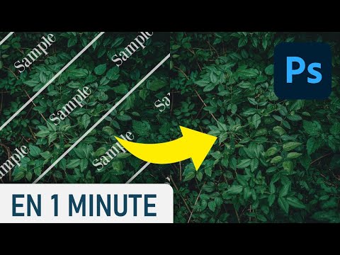 Supprimer un filigrane d'une photo sur Photoshop