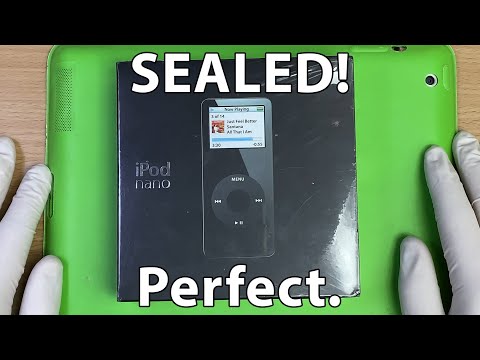 Opening a SEALED iPod Nano.