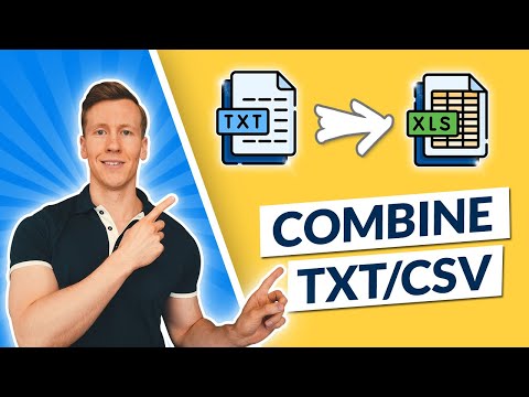 Convert the content from multiple TXT or CSV files into Excel using Python (Real-World Example)
