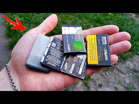 SUCH ANYBODY HAS NEVER SEEN! WHAT I MADE FROM BATTERIES FROM MOBILE PHONES