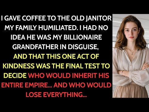 I Thought He Was Just a Janitor — But He Was My Rich Grandpa Testing Me