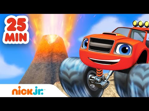 Blaze e le Mega Macchine | Salvataggi dal Fuoco e dalla Lava! | Nick Jr.