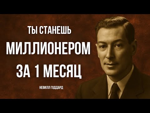 "ТЫ СТАНЕШЬ МИЛЛИОНЕРОМ ЗА 1 МЕСЯЦ" - Невилл Годдард