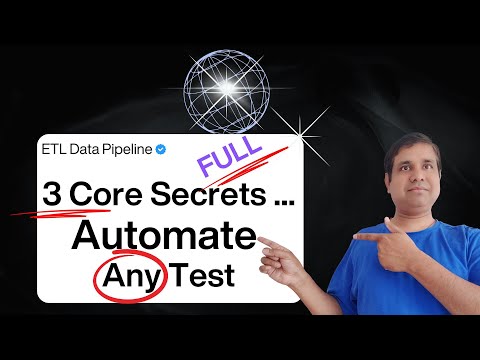 [PART 2][FULL][AUTOMATION] The 3 Things You Need to Automate Any Test - Live Demo