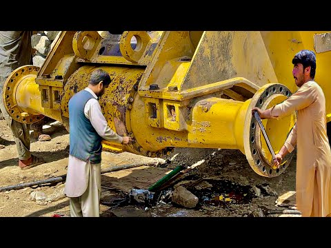How Caterpillar Front Differential Gear Repairing Process Amazingly Project The Wrokshop Working