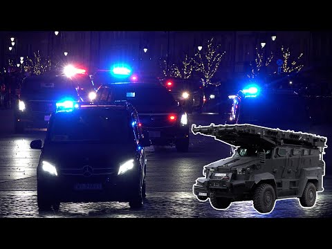 Large police and military presence as President Biden and Duda enter castle 🇺🇸 🇵🇱