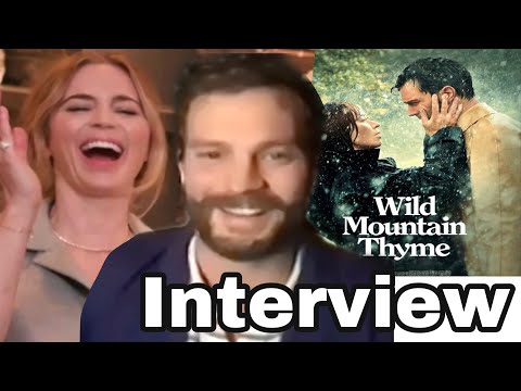 JAMIE DORNAN & EMILY BLUNT on ‘scene-rehearsing’ partners, Dornan's sock issue & WILD MOUNTAIN THYME