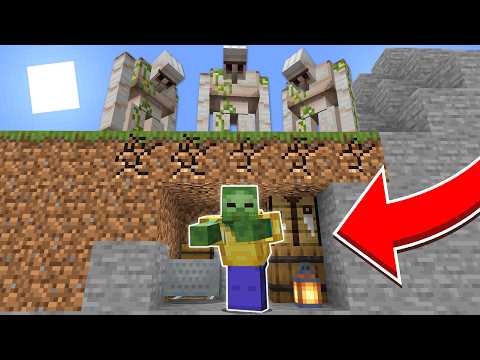 Can you beat Hardcore Minecraft as a zombie?!