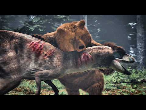 Brown Bear vs MegaRaptor | Animated Short Film