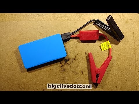 Shorting out a fully charged cheap lithium jump starter.  (It didn't end well.)