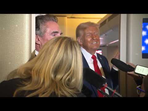 President Trump Gaggles with the Press on Air Force One, Sep. 21, 2025