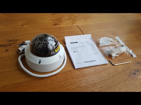 Unitech 4MP IP Poe Dome Camera, Network Security Camera Outdoor with Micro SD Unboxing and Setup