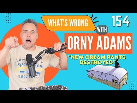 New Cream Pants Destroyed: WWWOA 154