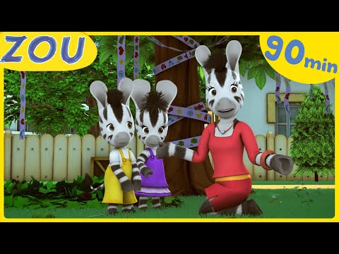 Творческий хаос! 🖍️ Учимся с радостью!| Зу на русском 🦓