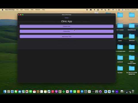 Clinic App using .NET MAUI and C# Walkthrough & Explanation (COP 4870 -- Part 1)