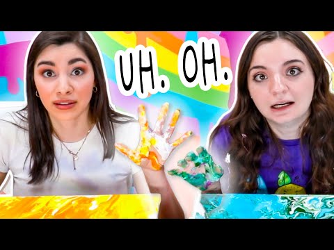 PAINT POUR with @Moriah Elizabeth