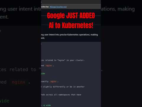 Google just added AI to Kubernetes! #kubernetes #homelab