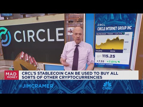 I like Circle, but I think it's too expensive at these levels, says Jim Cramer