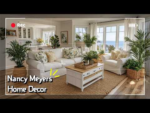 Timeless Nancy Meyers Home Decor Ideas | Coastal Grandmother Style & Elegant Cottage Charm.