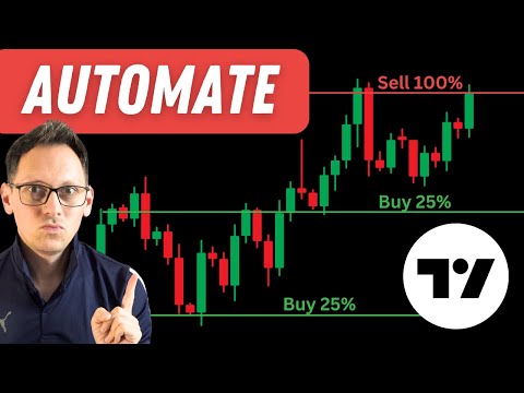Automate Trend Lines on TradingView to Buy &amp; Sell Automatically (ease-in/out) (EASY!)