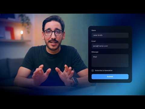 Creating your first form in Framer