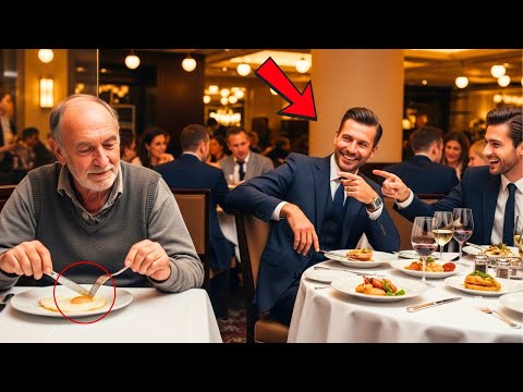 Millonarios Gemelos Se Burlan Del Almuerzo De Un Anciano Humilde… Y Descubren Que Era El Dueño Del..