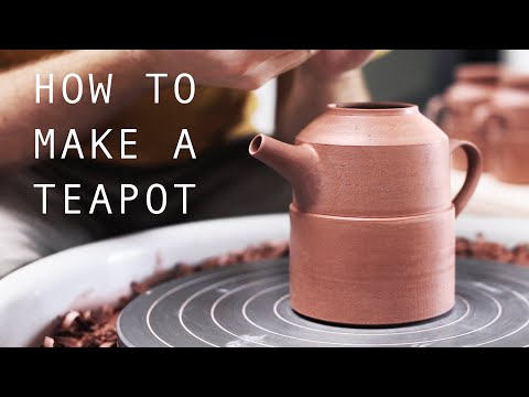 How to Make a Pottery Teapot from Start to Finish
