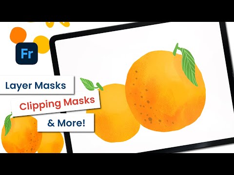 Layer Masks and Clipping masks - Beginner Adobe Fresco Tutorial