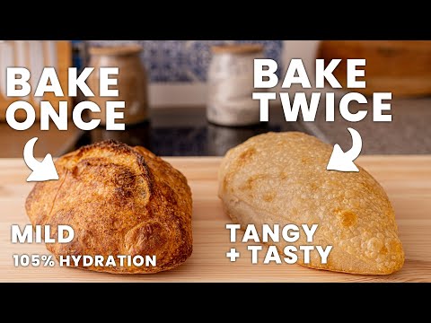 Tastier and Tangier Sourdough by Baking it Twice?