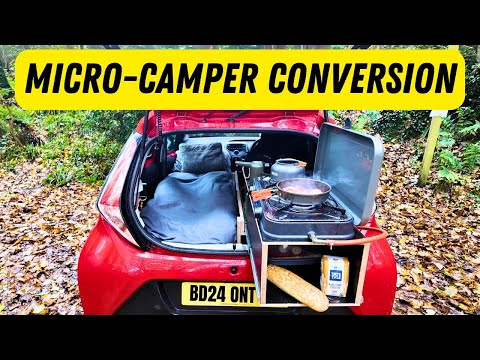 Micro-Camper Conversion of a Toyota Aygo (FULL BUILD)