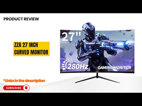 ZZA 27 Inch Curved Gaming Monitor Review 🔥 280Hz / 240Hz FHD, 1ms, FreeSync – Worth It?