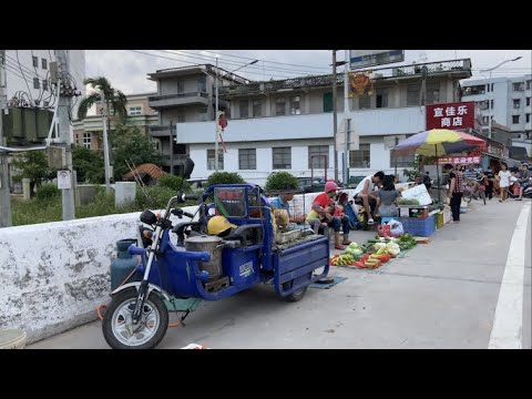 遊走在廣東五邑僑鄉台山的白沙鎮三八墟、白沙鎮崗貝村街拍。