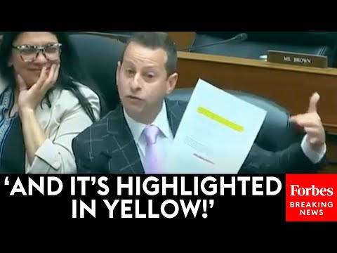 BRUTAL: Jared Moskowitz Roasts James Comer To His Face By Reading Aloud His Fundraising Email