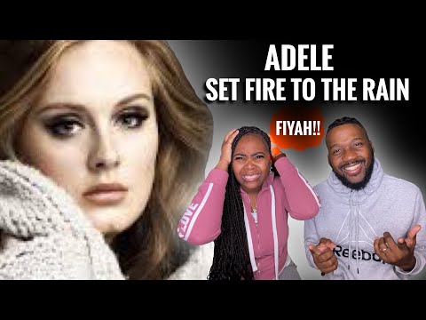 Our First Time Hearing |  Adele “Set Fire To The Rain” | FIYAH REACTION 🔥🔥