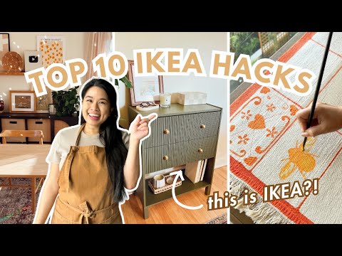 10 TOP IKEA HACKS TO ELEVATE YOUR HOME! 🏡🌟 (w/ EXPERT DIY TIPS)