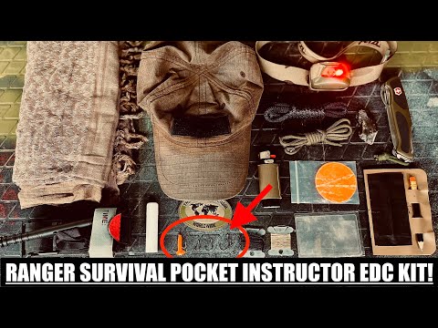 Ranger Survival Instructor Pocket EDC Kit!