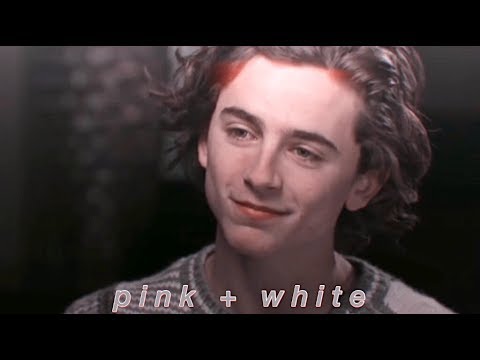 timothée chalamet – pink + white