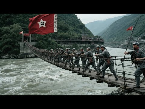 【FULL MOVIE】強渡鐵索橋！日軍炸毀江橋，我軍卻僅憑十三根鐵索強行渡江！#抗战 #movie