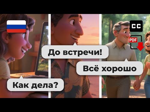 Master Russian Dialogues 🇷🇺 – 7 Easy Conversations for A2-B1 Learners!