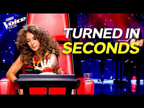 LIGHT-SPEED 4 Chair Turns! | Best of The Voice Kids
