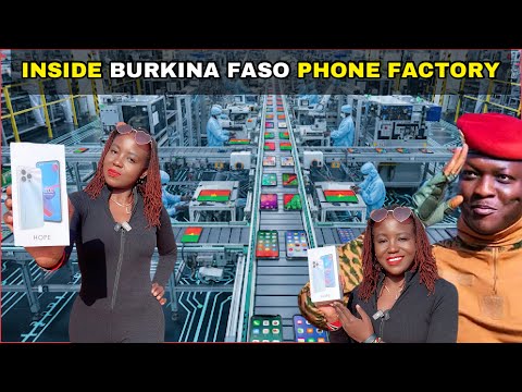EXCLUSIVE ! Inside The New Ibrahim Traoré Phone & Computer Factory In Burkina Faso 🇧🇫