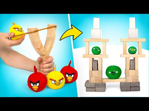 Angry Birds Vs Piggies | INCREDIBLE Homemade GAME!