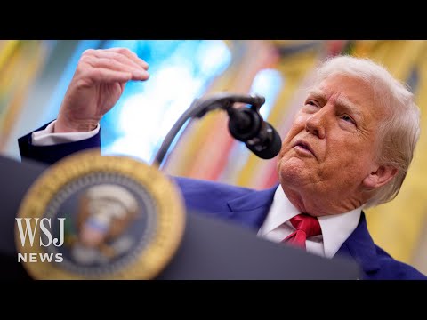 Trump Denies 'TACO Trade' Claim About Backing Off Tariff Threats | WSJ News