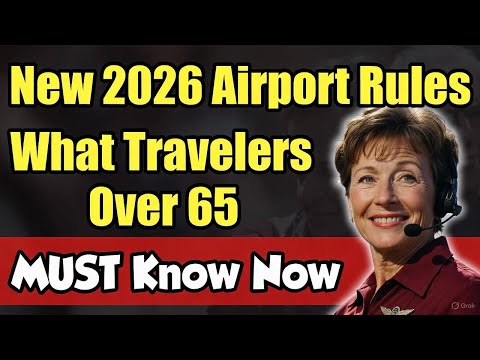 New 2026 Airport Rules: What Travelers Over 65 MUST Know Now
