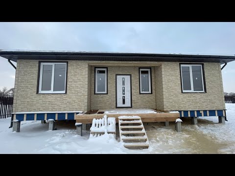 🎄Одноэтажный дом из СИП панелей❄️Обзор проекта☃️Планировочные решения