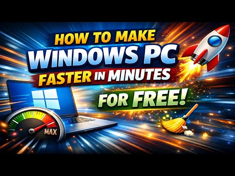 How to Make Your Windows PC FASTER in Minutes for FREE! (2025)