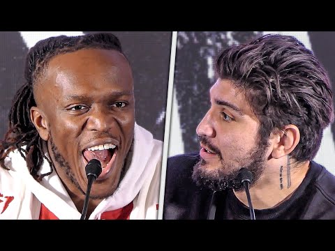 TRASH TALK!! KSI vs. Dillon Danis • FULL PRESS CONFERENCE | Misfits & DAZN Boxing