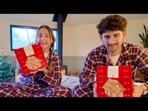 Building Gingerbread Houses & Q&A 🎄 | Vlogmas Day 3