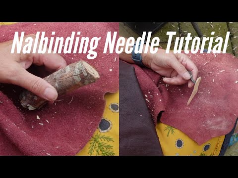 Carving Nalbinding Needles